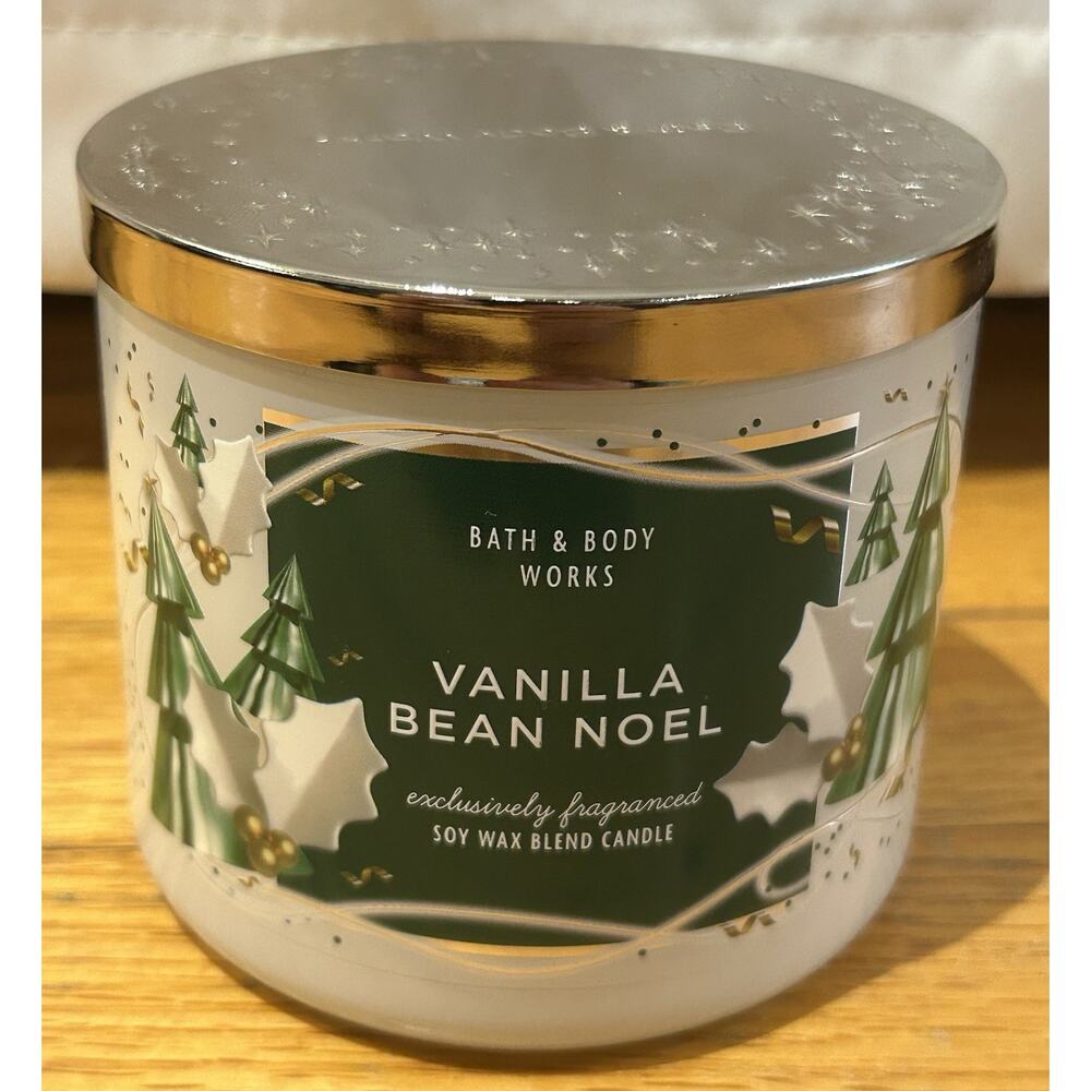 New Bath & Body Works Vanilla Bean Noel 14.5 oz Candle